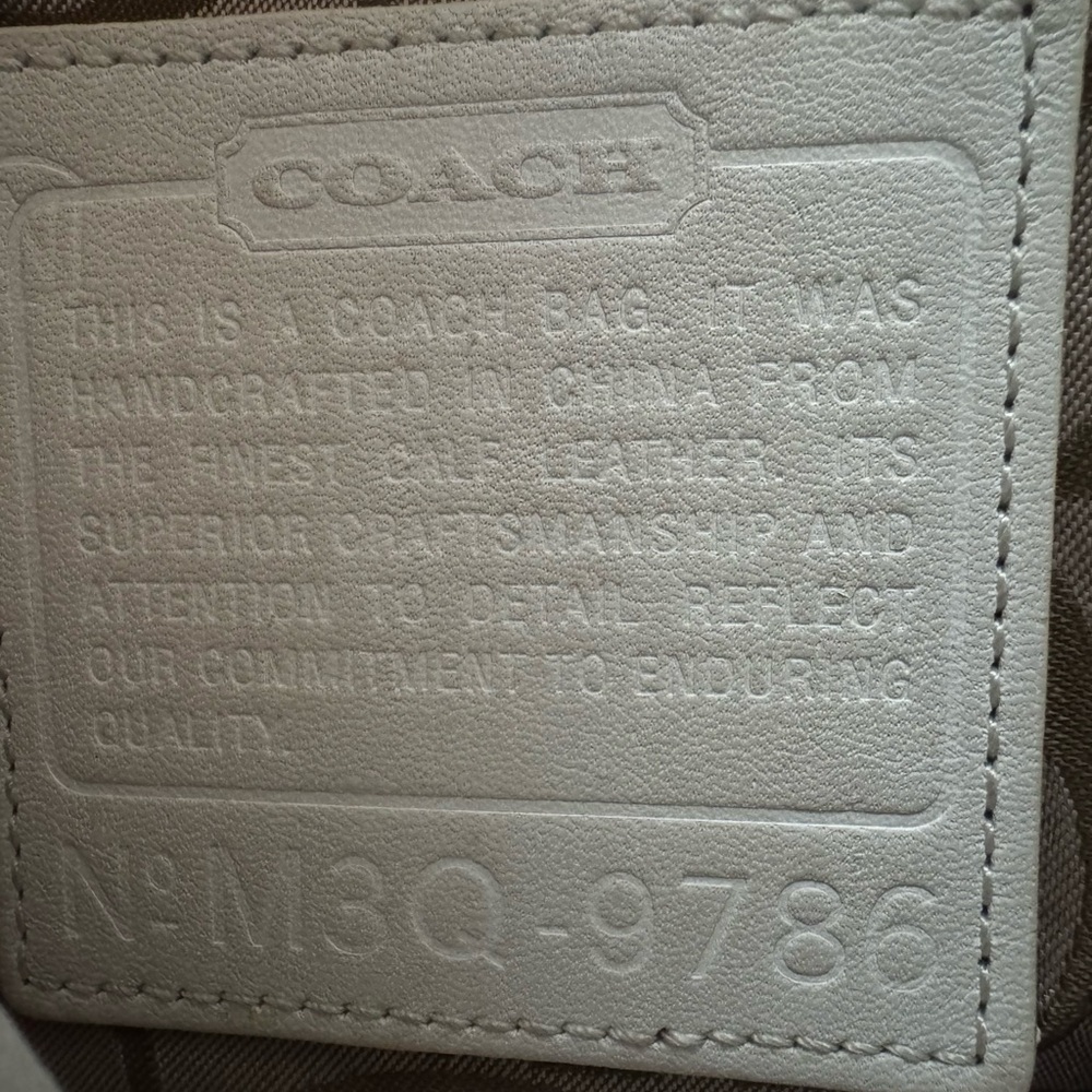 Coach Olive Green Patent Leather Tote - Picture 3 of 8